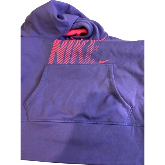NIKE Hoodie, Long Sleeve Pullover, ThermaFit, Kangaroo Pouch.Sz Med. Purple.READ - Picture 10 of 13